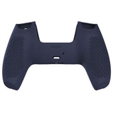 PlayVital Midnight Blue 3D Studded Edition Anti-slip Silicone Cover Skin for 5 Controller, Soft Rubber Case Protector for PS5 Wireless Controller with 6 Black Thumb Grip Caps - TDPF003