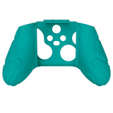 PlayVital Guardian Edition Aqua Green Ergonomic Soft Anti-slip Controller Silicone Case Cover, Rubber Protector Skins with Black Joystick Caps for Xbox Series S and Xbox Series X Controller - HCX3010