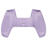 PlayVital Mauve Purple 3D Studded Edition Anti-slip Silicone Cover Skin for  5 Controller, Soft Rubber Case Protector for PS5 Wireless Controller with 6 Black Thumb Grip Caps - TDPF009