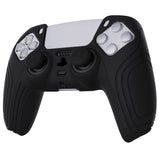 PlayVital Samurai Edition Anti-slip Controller Grip Silicone Skin, Ergonomic Soft Rubber Protective Case Cover for PS5 Controller with Thumb Stick Caps - BWPF