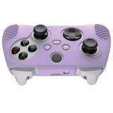 PlayVital Mauve Purple 3D Studded Edition Anti-slip Silicone Cover Skin for Xbox Series X Controller, Soft Rubber Case Protector for Xbox Series S Controller with 6 Black Thumb Grip Caps - SDX3009