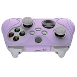 PlayVital Samurai Edition Mauve Purple Anti-slip Controller Grip Silicone Skin, Ergonomic Soft Rubber Protective Case Cover for Xbox Series S/X Controller with Black Thumb Stick Caps - WAX3009