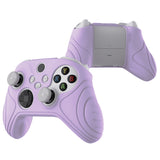 PlayVital Samurai Edition Mauve Purple Anti-slip Controller Grip Silicone Skin, Ergonomic Soft Rubber Protective Case Cover for Xbox Series S/X Controller with Black Thumb Stick Caps - WAX3009