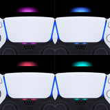 eXtremeRate Custom Touchpad LED Lightbar Skin Decals for PS5 Controller, Touch Pad Light Bar Stickers for PS5 Controller with Tools Set - 40pcs in 8 Colors - Controller NOT Included - PFGZ014