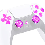 eXtremeRate Multi-Colors Luminated Dpad Thumbstick Share Home Face Buttons for PS5 Controller BDM-010/020, 7 Colors 9 Modes DTF V3 LED Kit for PS5 Controller - Controller NOT Included - PFLED01G2