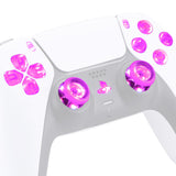 eXtremeRate Multi-Colors Luminated Dpad Thumbstick Share Home Face Buttons for PS5 Controller, 7 Colors 9 Modes DTF V3 LED Kit for PS5 Controller - Controller NOT Included - PFLED01G2