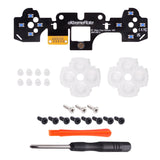 eXtremeRate Face Clicky Kit V2 for PS5 Controller BDM-010 & BDM-020, Custom Tactile Dpad Action Buttons for PS5 Controller, Mouse Click Kit for PS5 Controller - Controller NOT Included - PFMD006