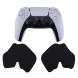 PlayVital Black Anti-Skid Sweat-Absorbent Controller Grip for PlayStation 5 Controller, Professional Textured Soft Rubber Pads Handle Grips for PS5 Controller - PFPJ001
