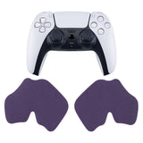 PlayVital Purple Anti-Skid Sweat-Absorbent Controller Grip for PlayStation 5 Controller, Professional Textured Soft Rubber Pads Handle Grips for PS5 Controller - PFPJ006