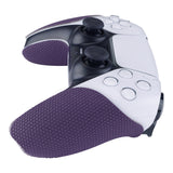 PlayVital Purple Anti-Skid Sweat-Absorbent Controller Grip for PlayStation 5 Controller, Professional Textured Soft Rubber Pads Handle Grips for PS5 Controller - PFPJ006