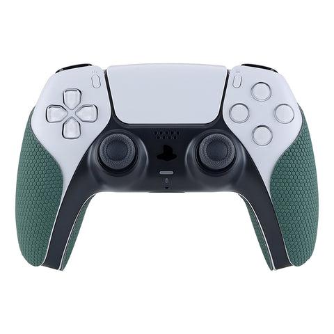 PlayVital Pine Green Anti-Skid Sweat-Absorbent Controller Grip for PlayStation 5 Controller, Professional Textured Soft Rubber Pads Handle Grips for PS5 Controller - PFPJ007