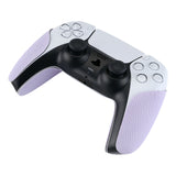 PlayVital Mauve Purple Anti-Skid Sweat-Absorbent Controller Grip for PS5 Controller, Professional Textured Soft Rubber Pads Handle Grips for PS5 Controller - PFPJ023
