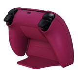 PlayVital Cosmic Red Game Controller Stand for PS5, Gamepad Stand for PS5, Display Desk Holder for PS5 Controller with Rubber Pads - PFPJ047