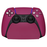 PlayVital Cosmic Red Game Controller Stand for PS5, Gamepad Stand for PS5, Display Desk Holder for PS5 Controller with Rubber Pads - PFPJ047