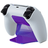PlayVital Chameleon Purple Blue Game Controller Stand for PS5, Gamepad Stand for PS5, Display Desk Holder for PS5 Controller with Rubber Pads - PFPJ052
