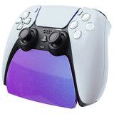 PlayVital Chameleon Purple Blue Game Controller Stand for PS5, Gamepad Stand for PS5, Display Desk Holder for PS5 Controller with Rubber Pads - PFPJ052