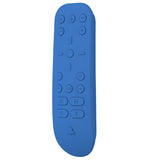 PlayVital Blue Silicone Protective Remote Case for PS5 Media Remote Cover, Ergonomic Design Full Body Protector Skin for PS5 Remote Control - PFPJ077
