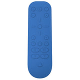 PlayVital Blue Silicone Protective Remote Case for PS5 Media Remote Cover, Ergonomic Design Full Body Protector Skin for PS5 Remote Control - PFPJ077