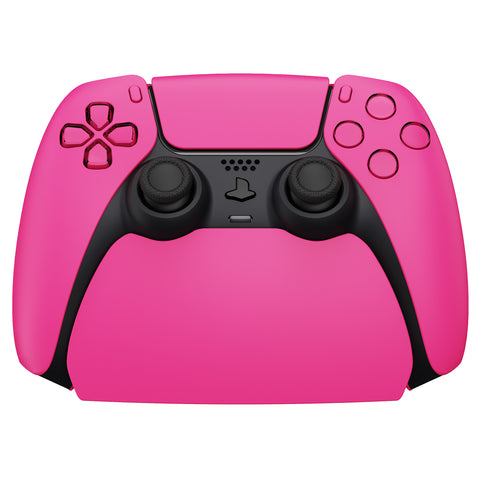 PlayVital Nova Pink Controller Display Stand for PS5, Gamepad Accessories Desk Holder for PS5 Controller with Rubber Pads - PFPJ080
