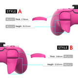 PlayVital BLADE 2 Pairs Shoulder Buttons Extension Triggers for ps5 Controller, Game Improvement Adjusters for ps5 Controller, Bumper Trigger Extenders for ps5 Controller - Nova Pink - PFPJ088