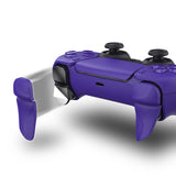 PlayVital BLADE 2 Pairs Shoulder Buttons Extension Triggers for ps5 Controller, Game Improvement Adjusters for ps5 Controller, Bumper Trigger Extenders for ps5 Controller - Galactic Purple - PFPJ090