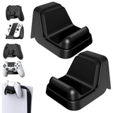 PlayVital 2 Pack Universal Game Controller Wall Mount for ps5 & Headset, Wall Stand for Xbox Series Controller, Wall Holder for Switch Pro Controller, Dedicated Console Hanger Mode for ps5 - Black - PFPJ092