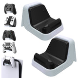 PlayVital 2 Pack Universal Game Controller Wall Mount for ps5 & Headset, Wall Stand for Xbox Series Controller, Wall Holder for Switch Pro Controller, Dedicated Console Hanger Mode for ps5 - Black & White - PFPJ093
