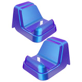 PlayVital 2 Pack Universal Game Controller Wall Mount for ps5 & Headset, Wall Stand for Xbox Series Controller, Wall Holder for Switch Pro Controller, Dedicated Console Hanger Mode for ps5 - Chameleon Purple Blue - PFPJ095