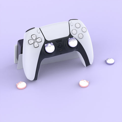 PlayVital Husky & Kitty Cute Thumb Grip Caps for PS5/4 Controller, Sil –  GamingCobra