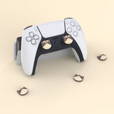 PlayVital Little Raccoon Cute Thumb Grip Caps for PS5/4 Controller, Silicone Analog Stick Caps Cover for Xbox Series X/S, Thumbstick Caps for Switch Pro Controller - PJM3013