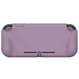 PlayVital ZealProtect Protective Case for Nintendo Switch Lite, Hard Shell Ergonomic Grip Cover for Nintendo Switch Lite w/Screen Protector & Thumb Grip Caps & Button Caps -  Dark Grayish Violet - PSLYP3002
