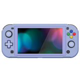 PlayVital ZealProtect Protective Case for Nintendo Switch Lite, Hard Shell Ergonomic Grip Cover for Nintendo Switch Lite w/Screen Protector & Thumb Grip Caps & Button Caps -  Light Violet - PSLYP3004
