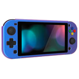 PlayVital ZealProtect Glossy Protective Case for Nintendo Switch Lite, Hard Shell Ergonomic Grip Cover for Switch Lite w/Screen Protector & Thumb Grip Caps & Button Caps - Chameleon Purple Blue - PSLYP3009