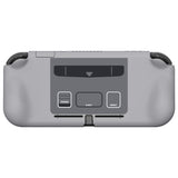 PlayVital ZealProtect Glossy Protective Case for Nintendo Switch Lite, Hard Shell Ergonomic Grip Cover for Switch Lite w/Screen Protector & Thumb Grip Caps & Button Caps - SFC SNES Classic EU Style - PSLYY7001