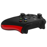 eXtremeRate Chrome Red Back Panels for Xbox Series X/S Controller, Comfortable Non-Slip Side Rails Handles, Game Improvement Replacement Parts for Xbox Core Controller - Controller NOT Included - PX3D403