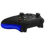 eXtremeRate Chrome Blue Back Panels for Xbox Series X/S Controller, Comfortable Non-Slip Side Rails Handles, Game Improvement Replacement Parts for Xbox Core Controller - Controller NOT Included - PX3D404