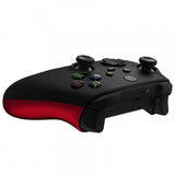eXtremeRate Scarlet Red Soft Touch Grip Back Panels, Comfortable Non-Slip Side Rails Handles, Game Improvement Replacement Parts for Xbox Series S / X Controller - Controller NOT Included - PX3P303