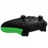 eXtremeRate Green Soft Touch Grip Back Panels, Comfortable Non-Slip Side Rails Handles, Game Improvement Replacement Parts for Xbox Series S / X Controller - Controller NOT Included - PX3P306