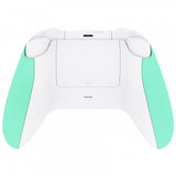 eXtremeRate Mint Green Back Panels, Comfortable Non-Slip Side Rails Handles, Game Improvement Replacement Parts for Xbox Series S / X Controller - Controller NOT Included - PX3P314