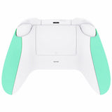eXtremeRate Mint Green Touch Grip Back Panels, Comfortable Non-Slip Side Rails Handles, Game Improvement Replacement Parts for Xbox Series S / X Controller - Controller NOT Included - PX3P314