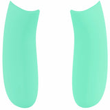 eXtremeRate Mint Green Touch Grip Back Panels, Comfortable Non-Slip Side Rails Handles, Game Improvement Replacement Parts for Xbox Series S / X Controller - Controller NOT Included - PX3P314