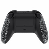 eXtremeRate Textured White Back Panels, Comfortable Non-Slip Side Rails, 3D Splashing Handles, Game Improvement Replacement Parts for Xbox Series X/S Controller - Controller NOT Included - PX3P341