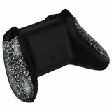 eXtremeRate Textured White Back Panels, Comfortable Non-Slip Side Rails, 3D Splashing Handles, Game Improvement Replacement Parts for Xbox Series X/S Controller - Controller NOT Included - PX3P341