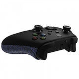 eXtremeRate Textured Purple Soft Touch Grip Back Panels, Comfortable Non-Slip Side Rails Handles, Game Improvement Replacement Parts for Xbox Series S / X Controller - Controller NOT Included - PX3P351