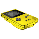 eXtremeRate IPS Ready Upgraded Chrome Gold Glossy GBC Replacement Shell Full Housing Cover w/ Buttons for Gameboy Color – Fit for GBC OSD IPS & Regular IPS & Standard LCD – Console & IPS Screen NOT Included - QCBD4001