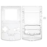 eXtremeRate IPS Ready Upgraded Transparent Clear Replacement Shell Full Housing Cover & Buttons for Gameboy Color – Fit for GBC OSD IPS & Regular IPS & Standard LCD – Console & IPS Screen NOT Included - QCBM5001