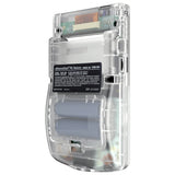 eXtremeRate IPS Ready Upgraded Transparent Clear Replacement Shell Full Housing Cover & Buttons for Gameboy Color – Fit for GBC OSD IPS & Regular IPS & Standard LCD – Console & IPS Screen NOT Included - QCBM5001