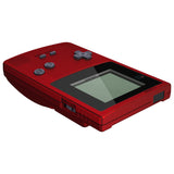 eXtremeRate IPS Ready Upgraded Scarlet Red GBC Replacement Shell Full Housing Cover with Buttons for Gameboy Color – Fit for GBC OSD IPS & Regular IPS & Standard LCD – Console & IPS Screen NOT Included - QCBP3003
