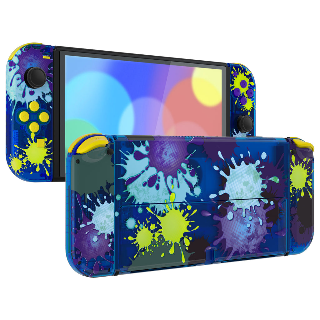 eXtremeRate Splattering Paint Full Set Shell for Nintendo Switch OLED, –  GamingCobra