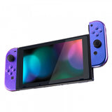 eXtremeRate Chamillionaire Glossy Handheld Console Back Plate, Joycon Handheld Controller Housing Shell With Full Set Buttons DIY Replacement Part for NS Switch - QP301